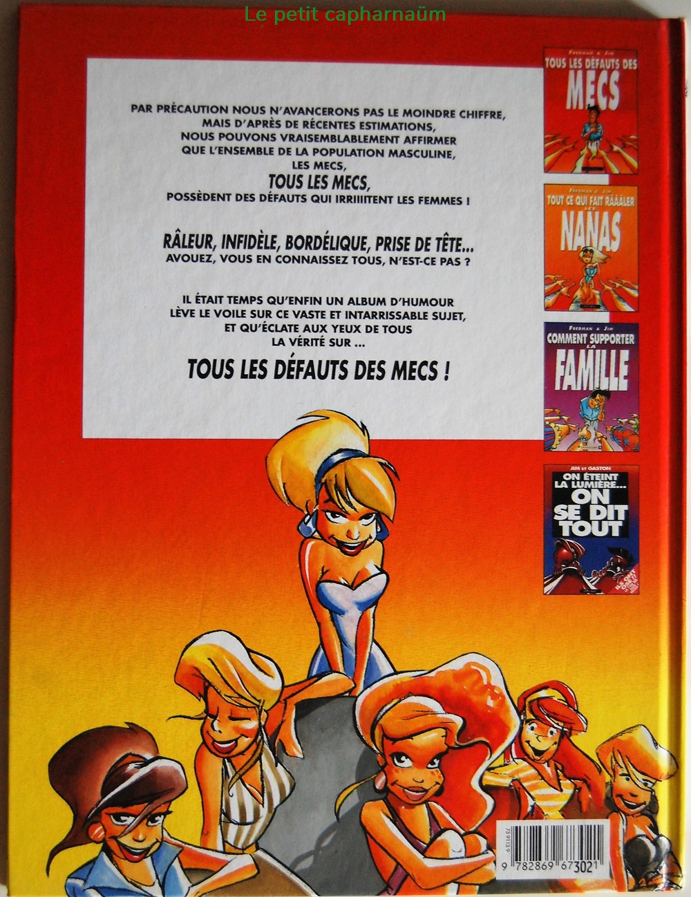 livres bd revues bandes dessinees jim et ses copains 01 tous les defauts des mecs reed 1997