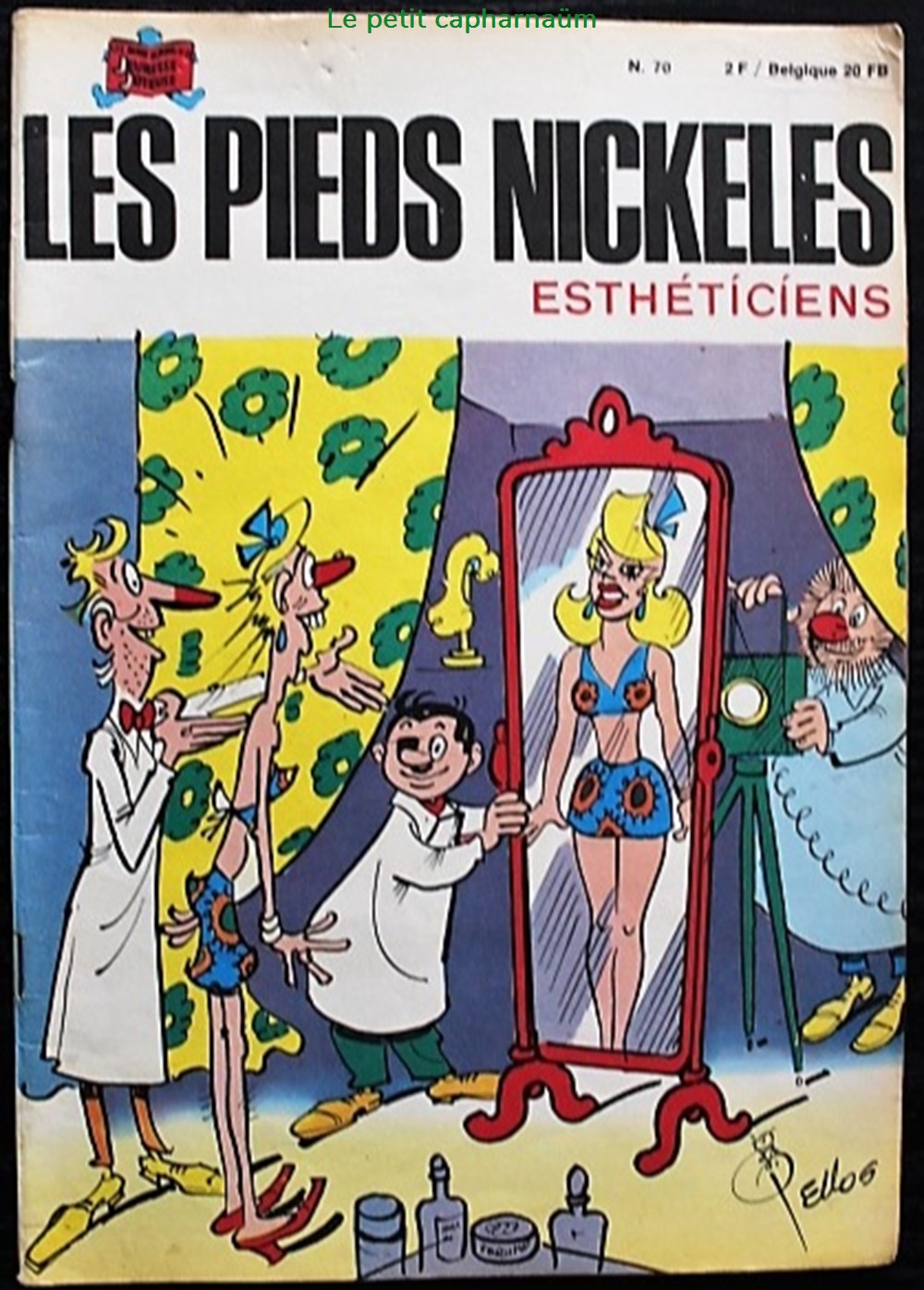 Les pieds nickelés - 070 - Les pieds nickelés esthéticiens - EO 1971 livres bd revues bandes dessinees les pieds nickeles 070 les pieds nickeles estheticiens eo 1971