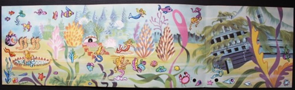 Décorama - Touret - La petite sirène divers decorations magnets autocollants decalcomanies decorama touret la petite sirene
