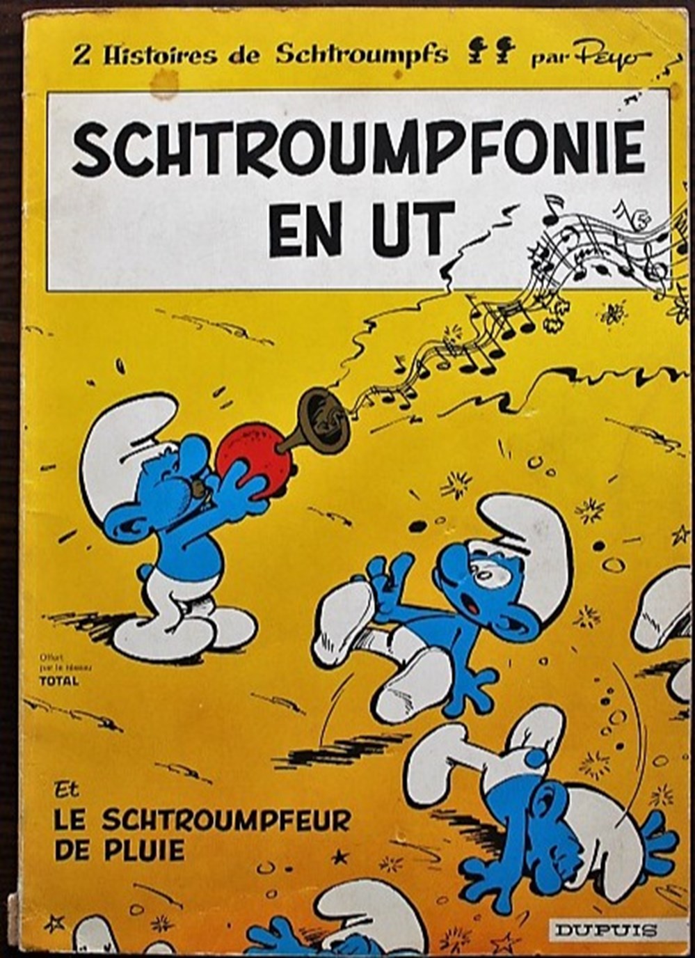 Les schtroumpfs - HS - Schtroumpfonie en ut - Rééd. Publicitaire Total 1972 livres bd revues bandes dessinees les schtroumpfs hs schtroumpfonie en ut reed publicitaire total 1972