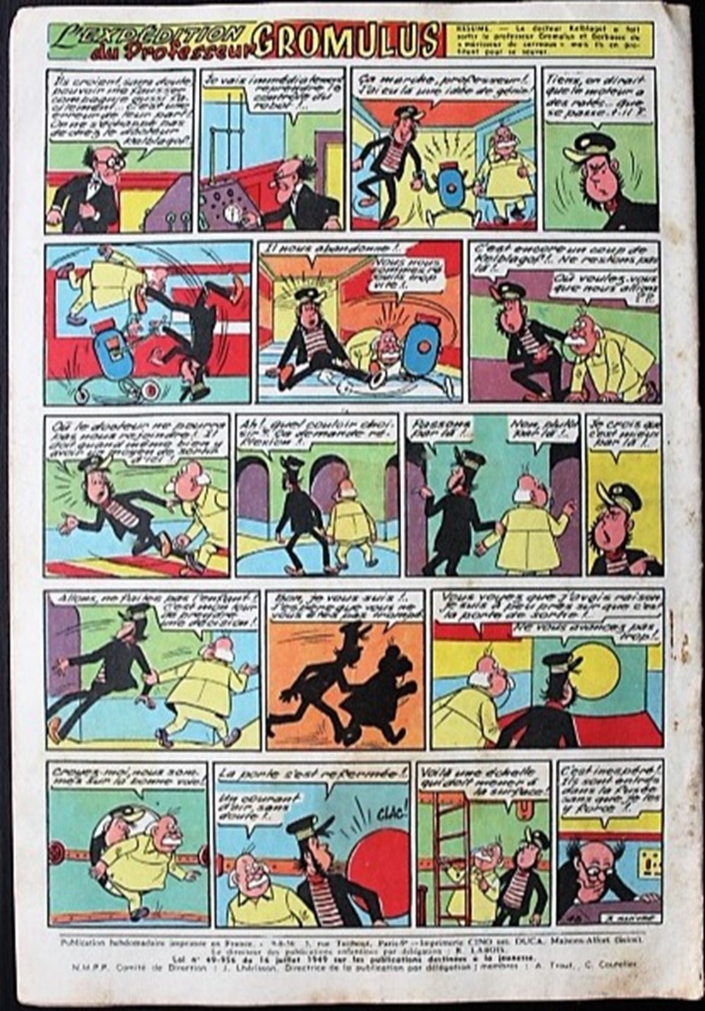 L'intrépide (2ème série) - N° 354 - 09 août 1956 livres bd revues vieux journaux l intrepide 2eme serie n 354 09 aout 1956