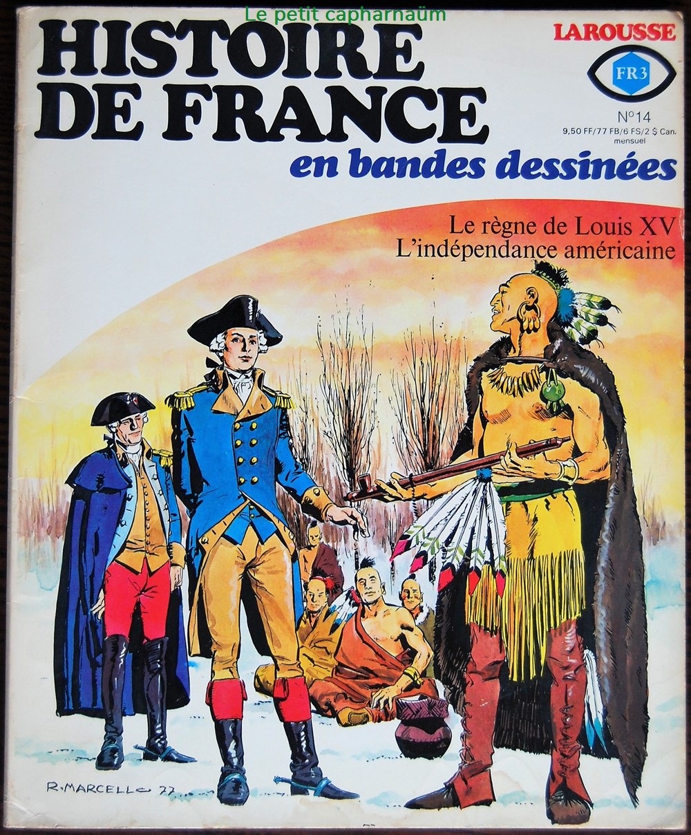livres revues bandes dessinees histoire de france en bd 14 le regne de louis xv independance americaine eo 1977