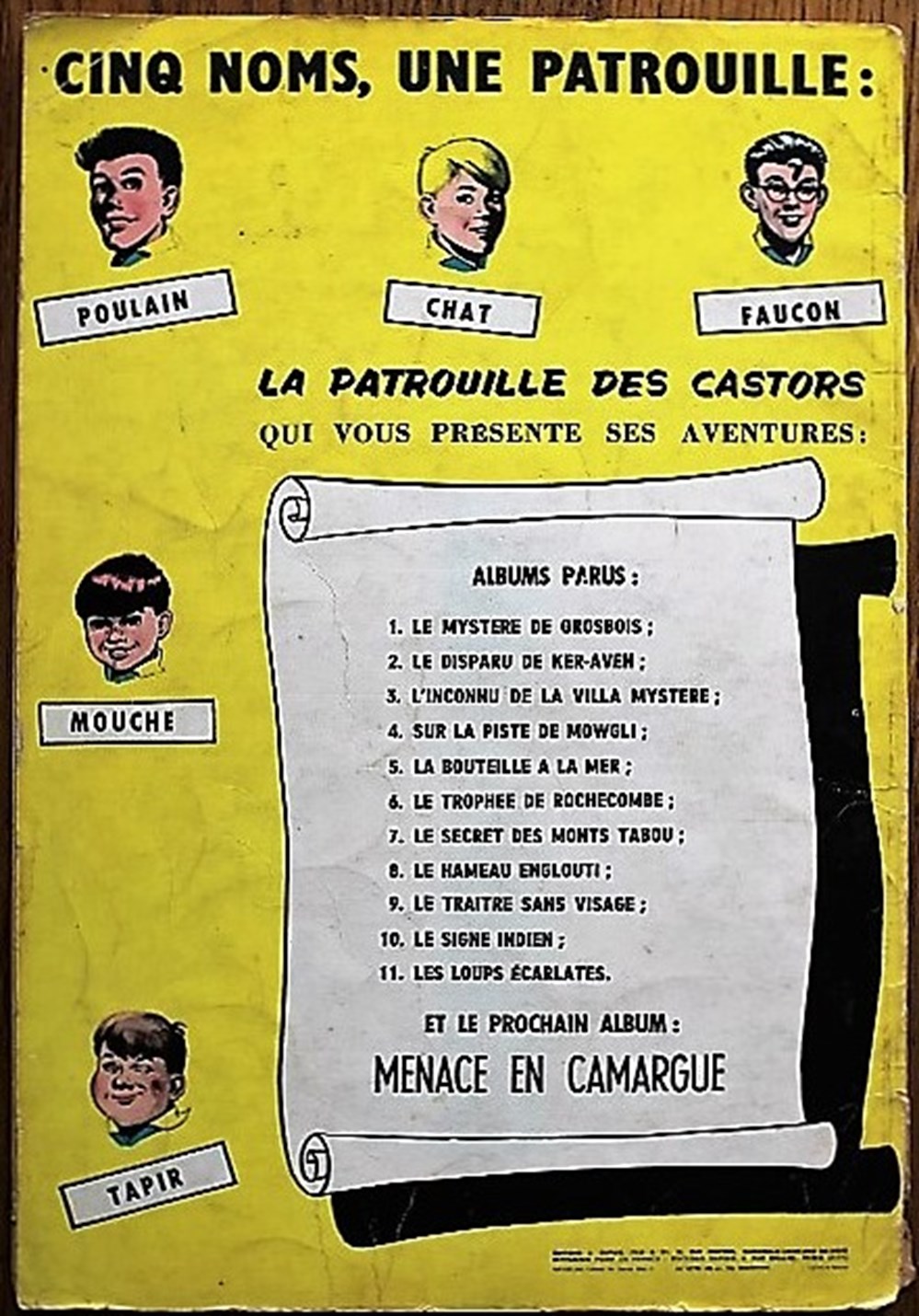 La patrouille des castors - 02 - Le disparu de Ker-Aven - Rééd. 1964 livres bd revues bandes dessinees la patrouille des castors 02 le disparu de ker aven reed 1964