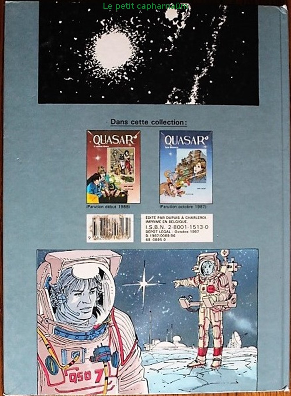 Quasar - 01 - Les biômes - EO 1987 livres bd revues bandes dessinees quasar 01 les biomes eo 1987