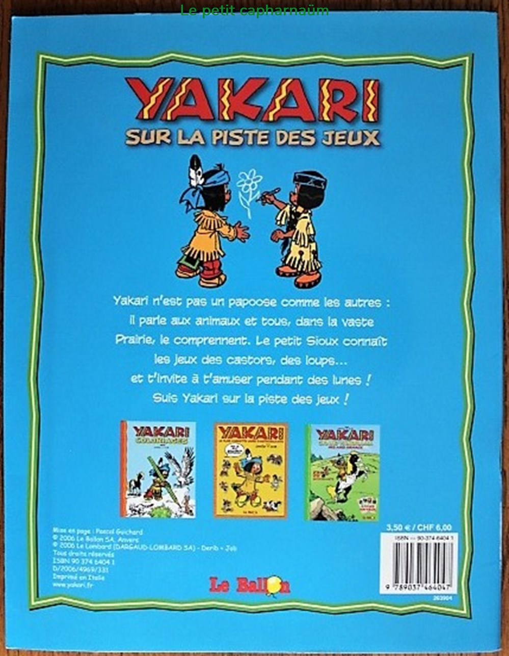 livres bd revues bandes dessinees yakari livre jeux sur la piste des jeux eo 2006
