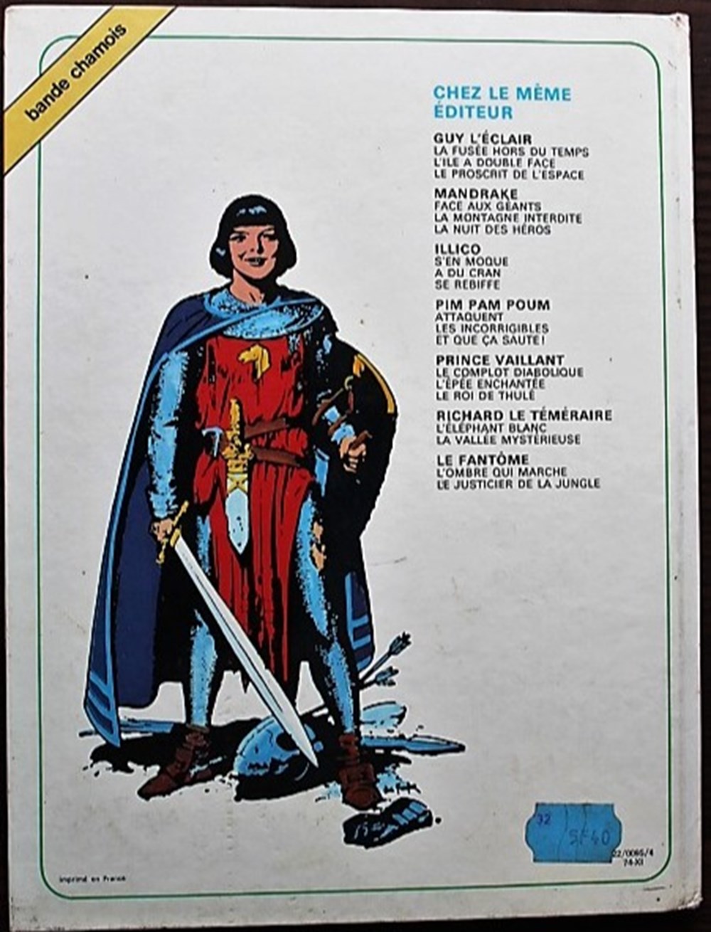 Prince Vaillant - 04 - Le roi de Thulé - EO 1974 livres bd revues bandes dessinees prince vaillant 04 le roi de thule eo 1974