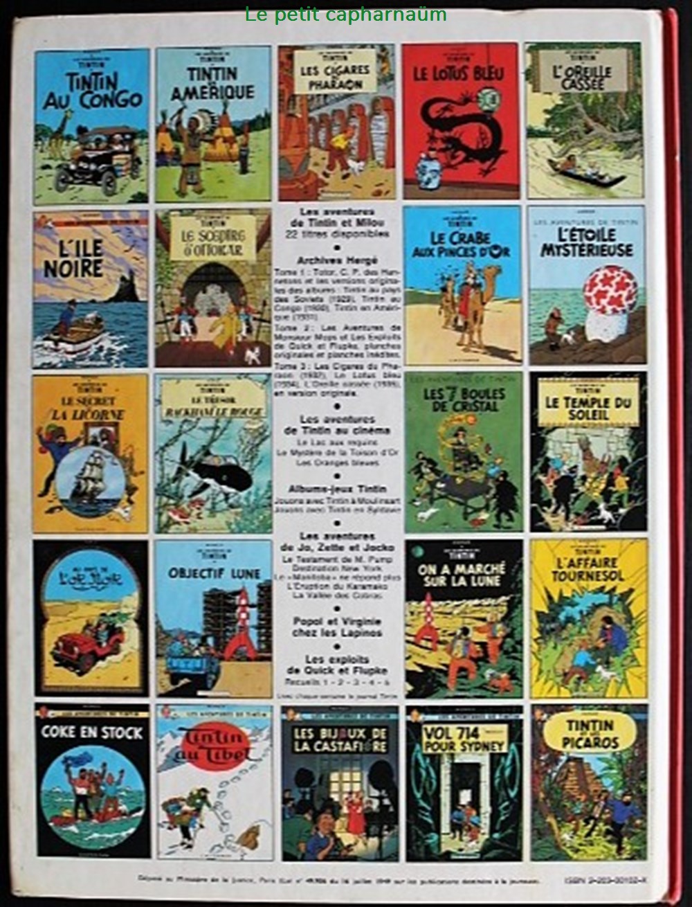 Tintin - 03 - Tintin en Amérique - Rééd. 1979 - C3Bis livres bd revues bandes dessinees tintin 03 tintin en amerique reed 1979 c3bis