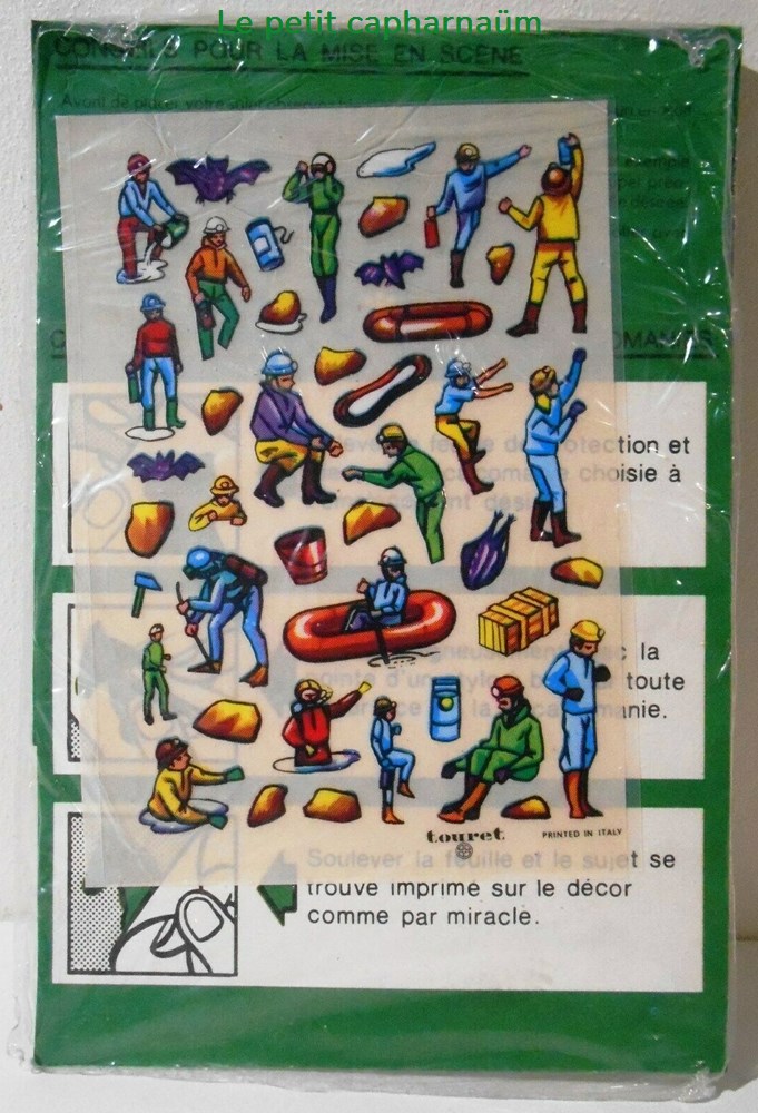 divers decorations magnets autocollants decalcomanies decorama touret la grotte souterraine