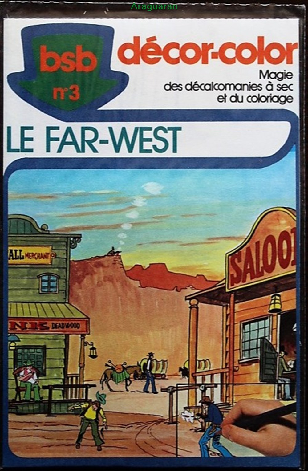 Décorama - BSB - 003 - Le Far-West divers decorations magnets autocollants decalcomanies decorama bsb 003 le far west