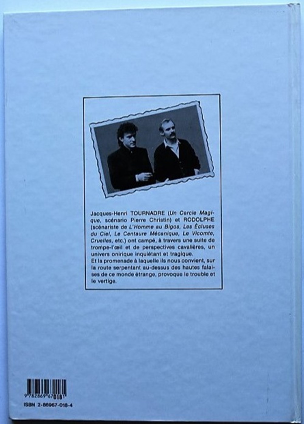 Album - La route des falaises - EO 1986 livres bd revues bandes dessinees album la route des falaises eo 1986