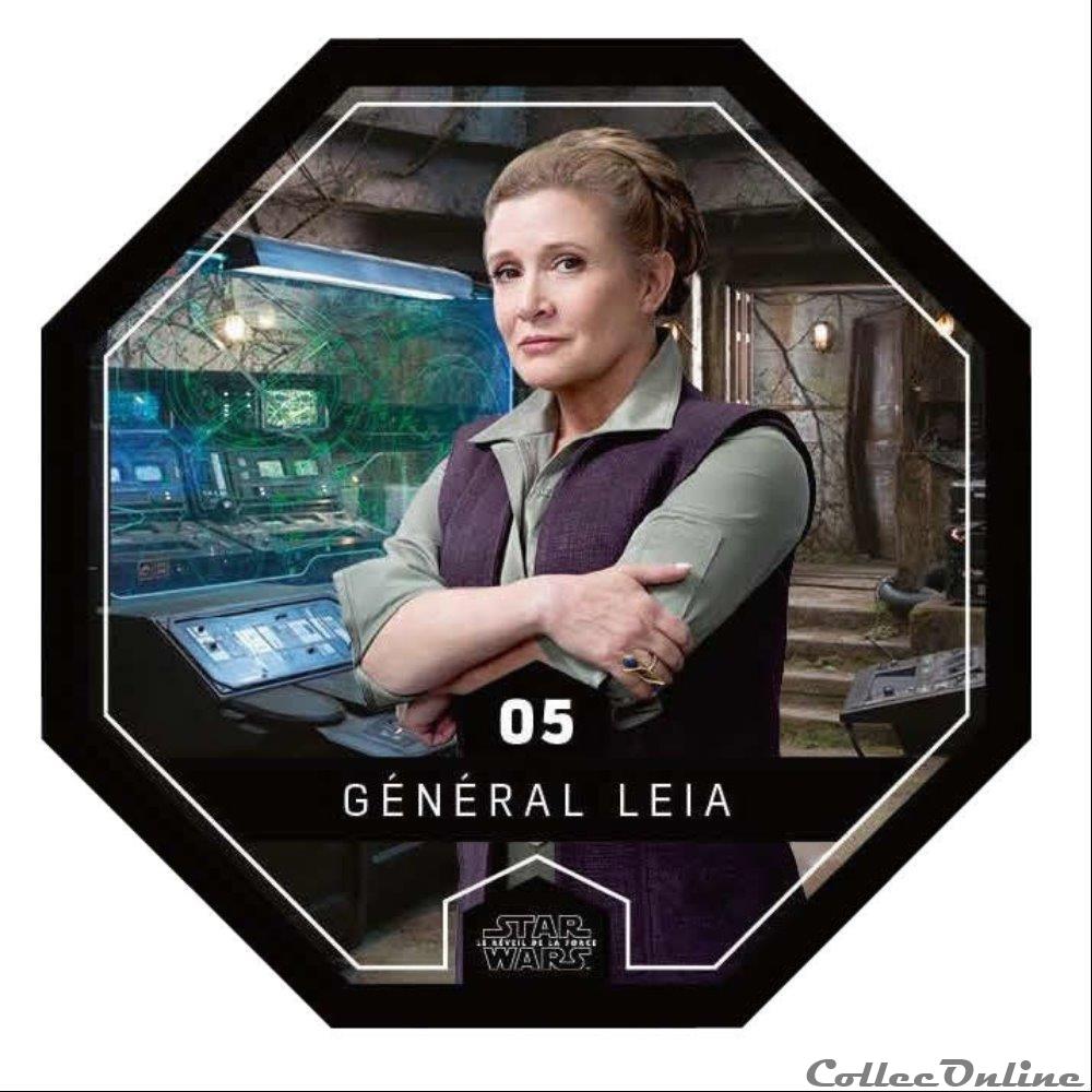 05 - Général Leia jeux jouet jeu de carte collectionner 05 general leia