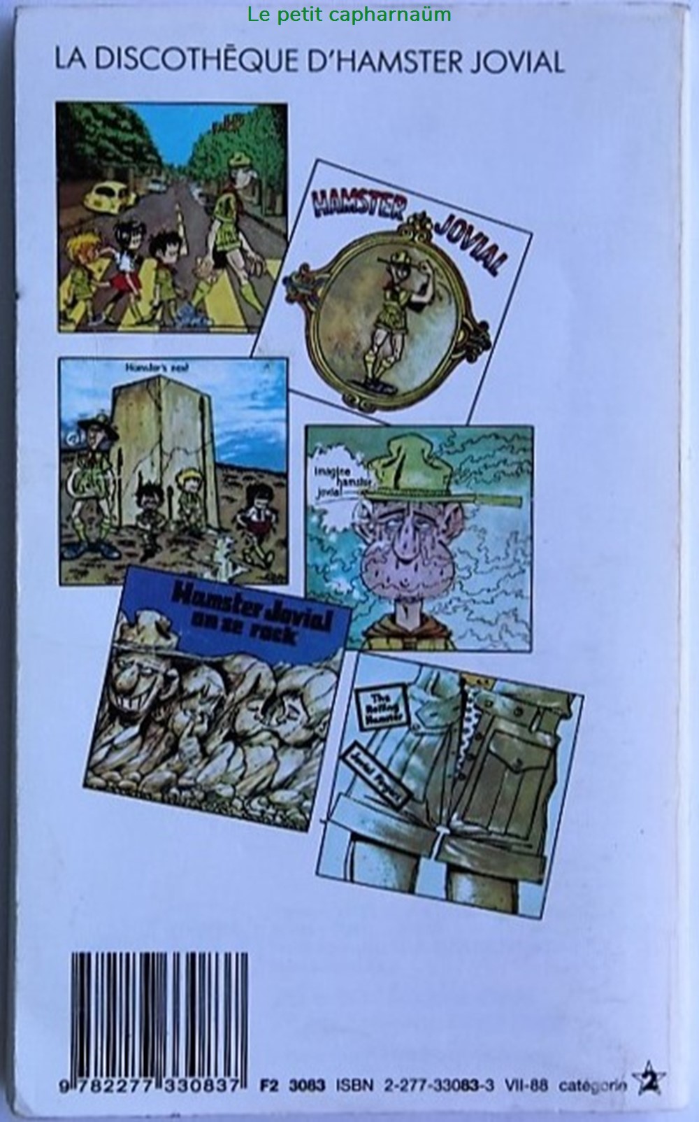 Gotlib - Hamster Jovial et ses louveteaux - Livre de poche 1988 livres bd revues bandes dessinees gotlib hamster jovial et ses louveteaux livre de poche 1988