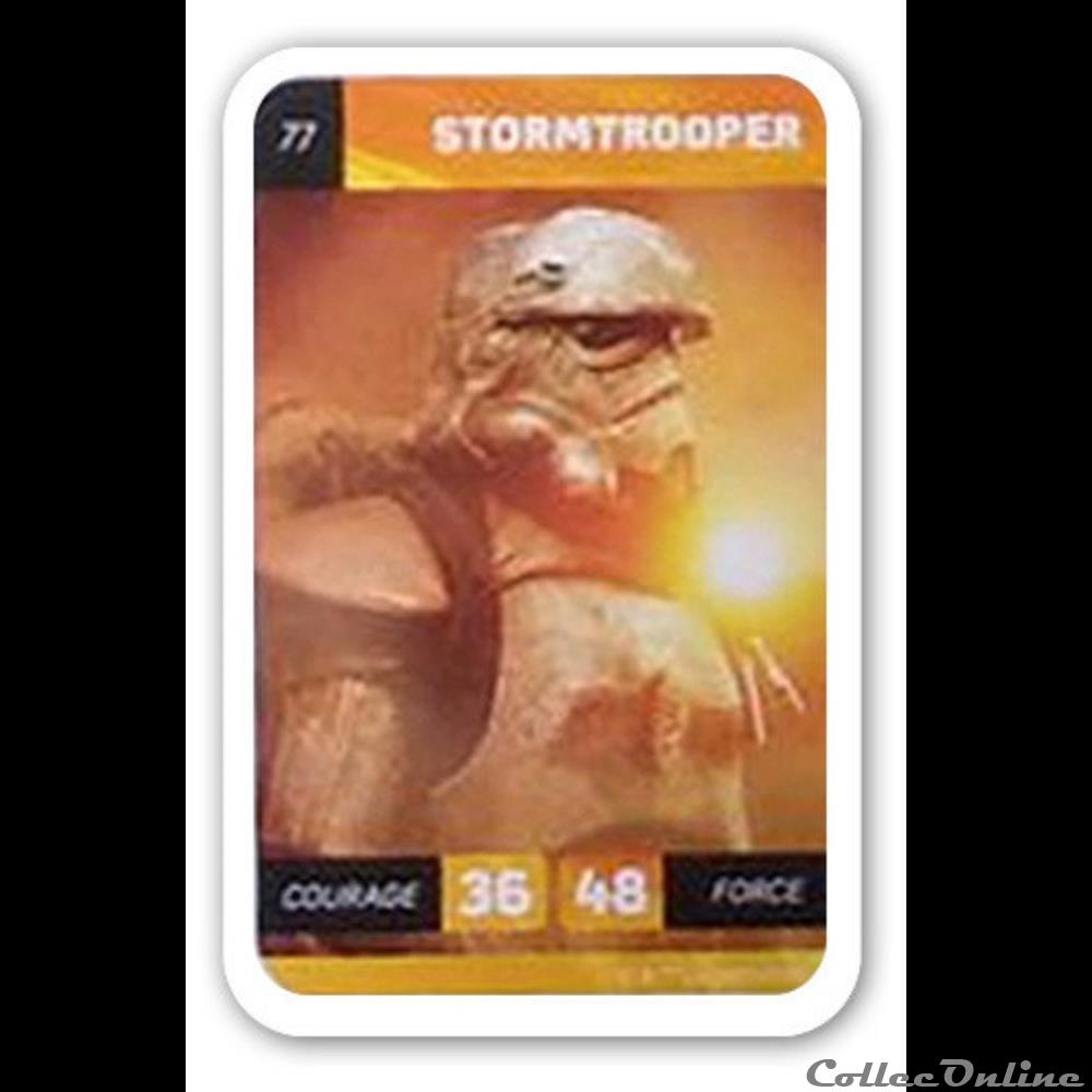 77 - Stormtrooper jeux jouet jeu de carte a collectionner 77 stormtrooper