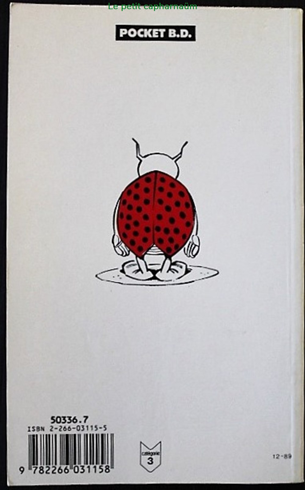 Gotlib - Rubrique à Brac - 3 - Pocket BD 1989 livres revues bandes dessinees gotlib rubrique a brac 3 pocket bd 1989