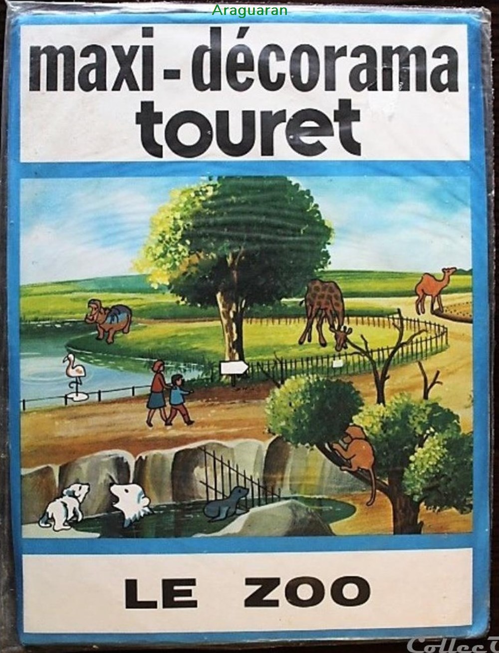 Décorama - Touret - Maxi - Le zoo divers decorations magnets autocollants decalcomanies decorama touret maxi le zoo