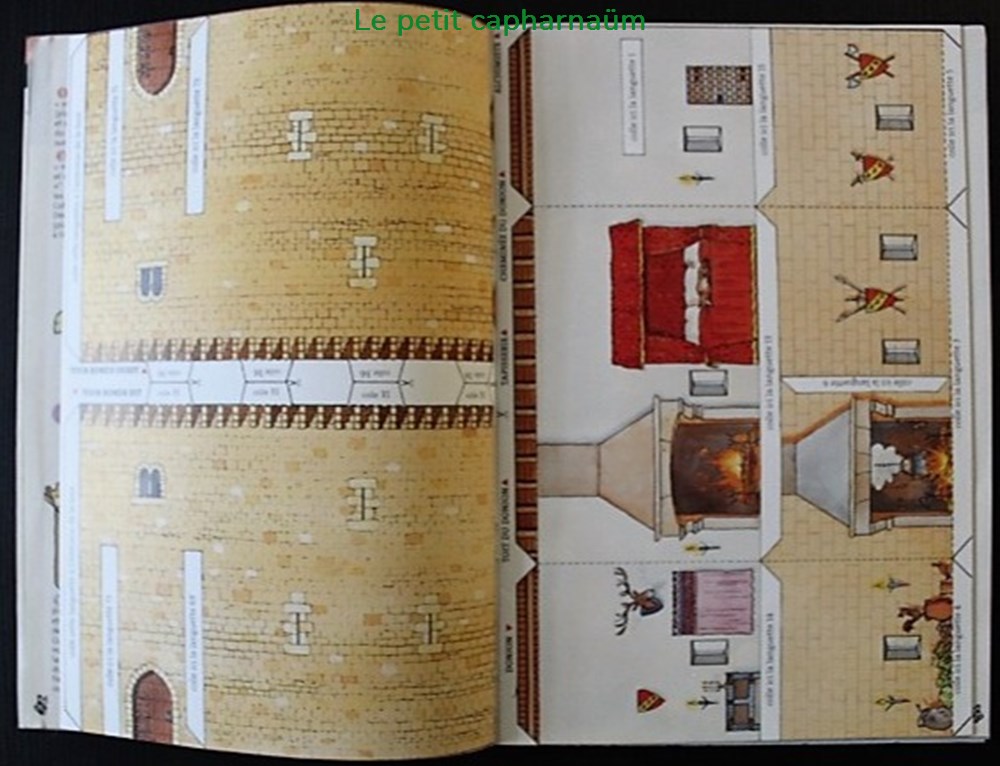 Astrapi - 427 avec Maquette de château fort 5 livres bd revues astrapi 427 avec maquette de chateau fort