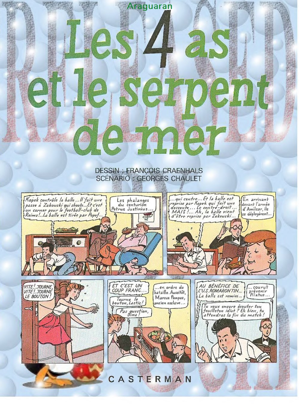 Album - 4 as (Les) - 01 - Les 4 as et le serpent de mer 2 livres bd revues bandes dessinees album 4 as les 01 les 4 as et le serpent de mer