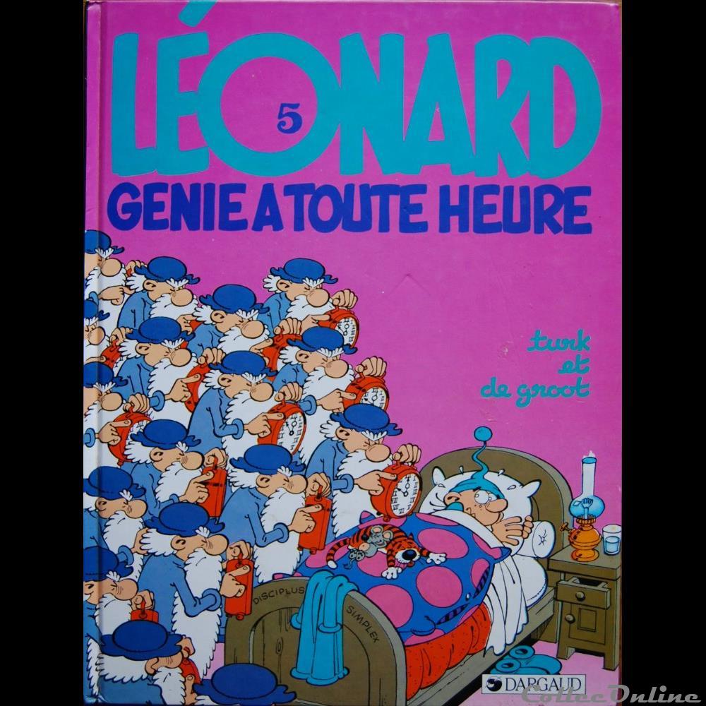 Léonard - 05 - Génie à toute heure - Rééd. 1991 livres bd revues bandes dessinees leonard 05 genie a toute heure reed 1991