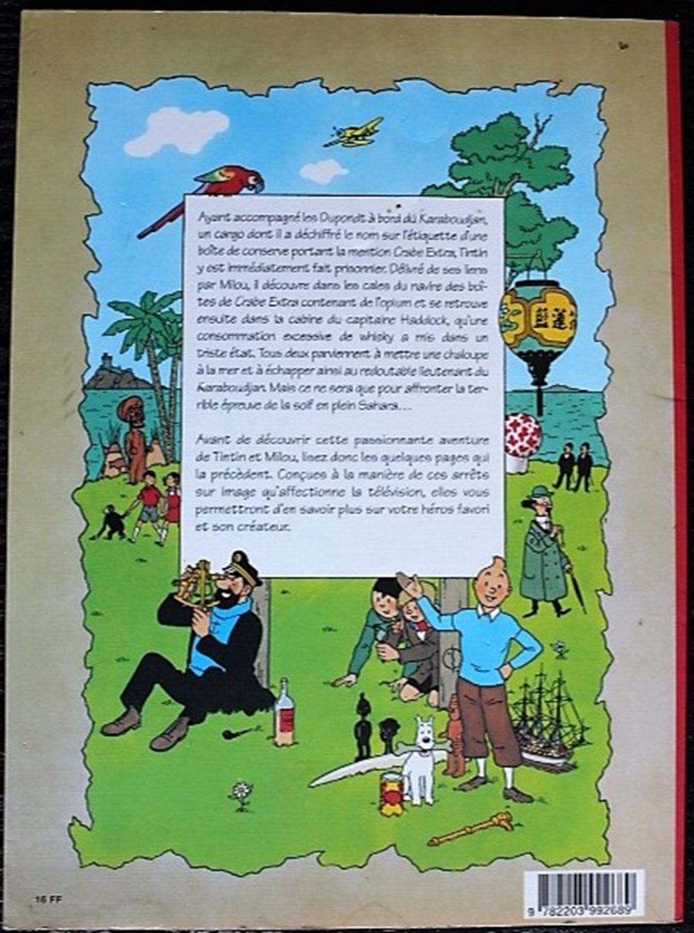 Tintin - 09 - Le crabe aux pinces d'or - Rééd. Publicitaire Total 2000 livres bd revues bandes dessinees tintin 09 le crabe aux pinces or reed publicitaire total 2000