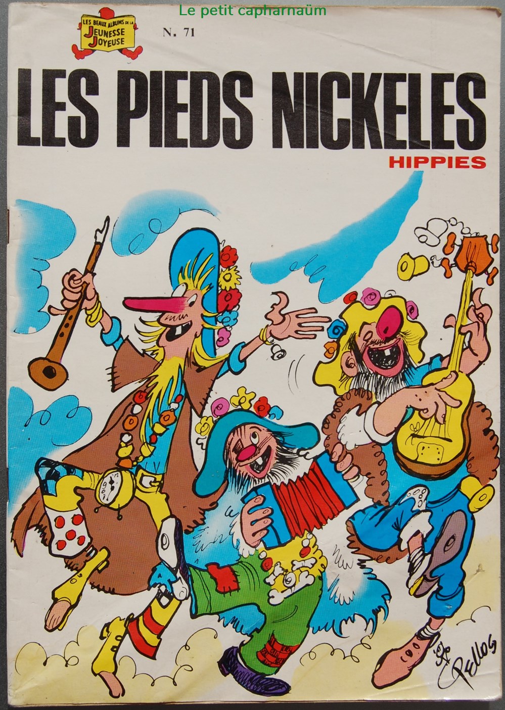 Les pieds nickelés - 071 - Les pieds nickelés hippies - Rééd. 1976 livres bd revues bandes dessinees les pieds nickeles 071 les pieds nickeles hippies reed 1976