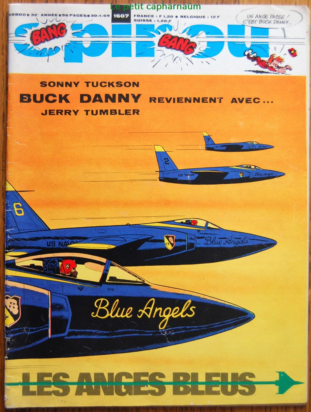 livres bd revues spirou 1607 couverture buck danny