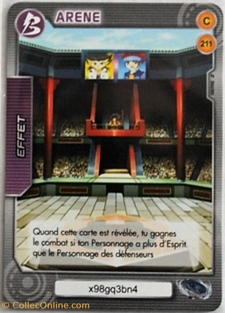 TCG Beyblade - 211/240 - Arêne jeux jouets jeu carte collectionner tcg beyblade 211 240 arene