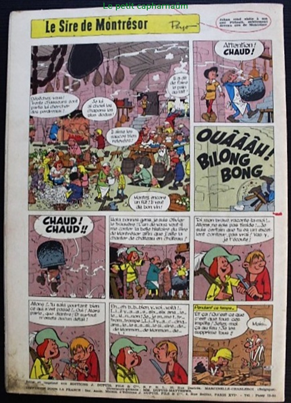 Spirou - 1023 - Couverture : Johan et Pirlouit livres bd revues spirou 1023 couverture johan et pirlouit