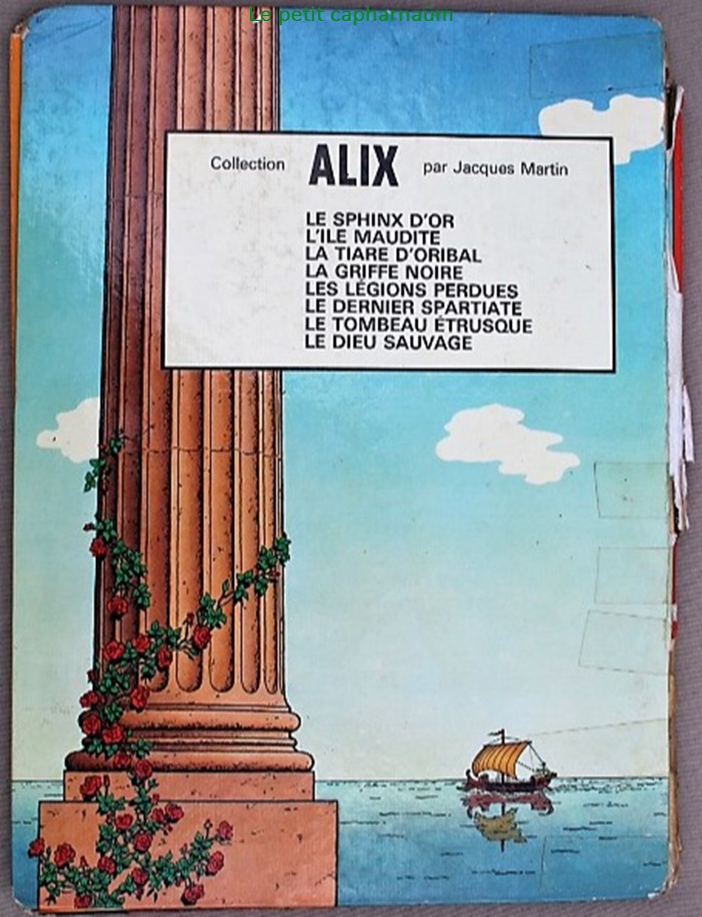livres bd revues bandes dessinees album alix 02 le sphinx or reed 1971