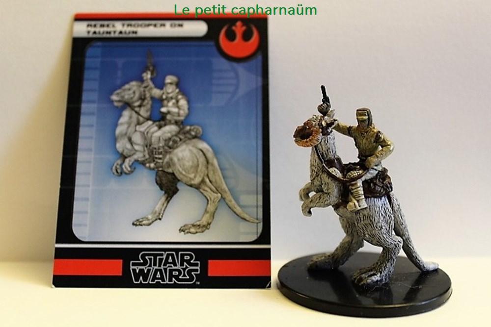 14 Force Unleashed - 22/60 -Rebel Trooper on Tauntaun - Rare figurines cinema star wars 14 force unleashed 22 60 rebel trooper on tauntaun rare