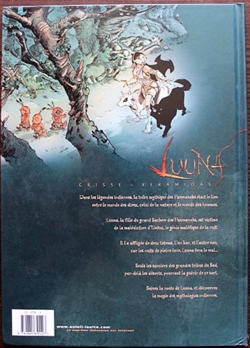 Luuna - 02 - Le crépuscule du lynx - Rééd. 2003 livres bd revues bandes dessinees luuna 02 le crepuscule du lynx reed 2003