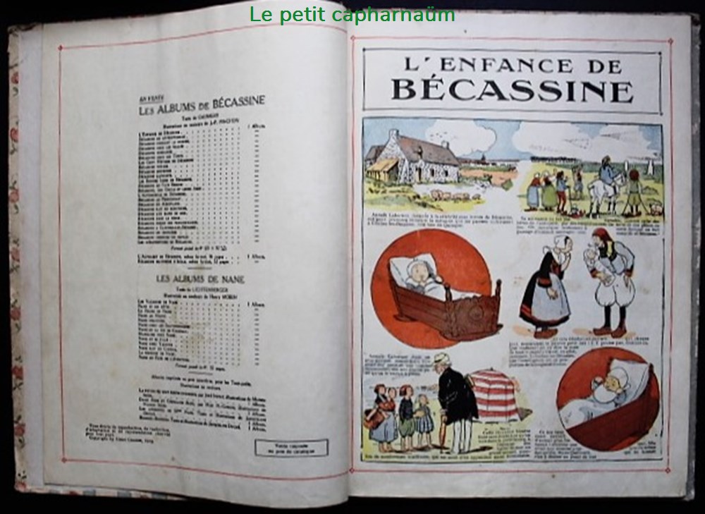 livres bd revues bandes dessinees album becassine 01 enfance de becassine reed 1947