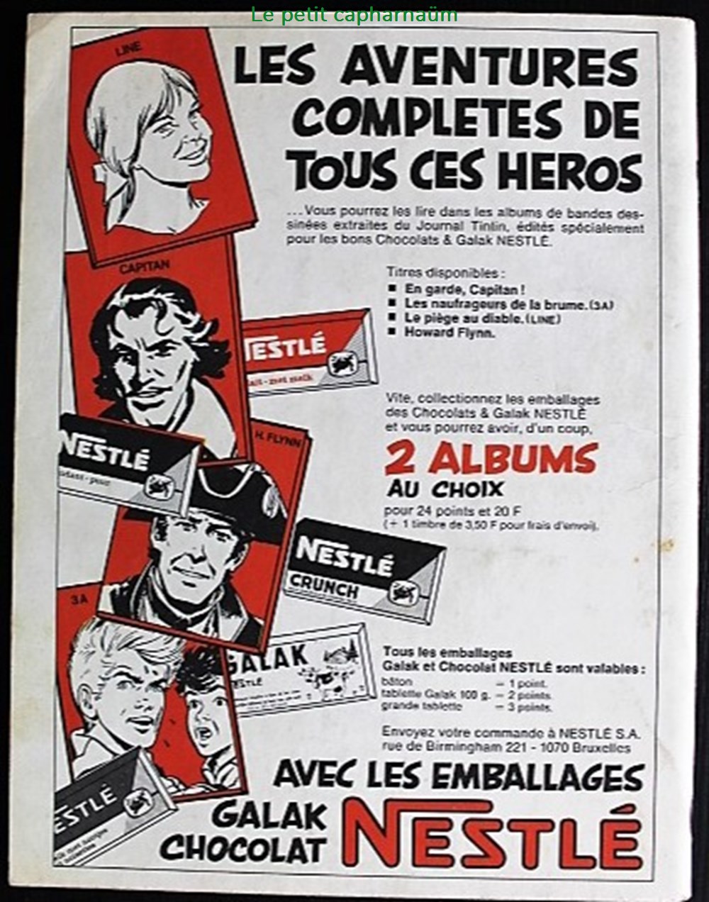Capitan - 01 - En garde, Capitan - Rééd. Publicitaire Nestlé 1965 livres bd revues bandes dessinees capitan 01 en garde capitan reed publicitaire nestle 1965