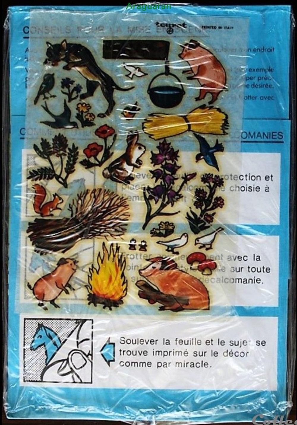 Décorama - Touret - Les trois petits cochons divers decorations magnets autocollants decalcomanies decorama touret les trois petits cochons