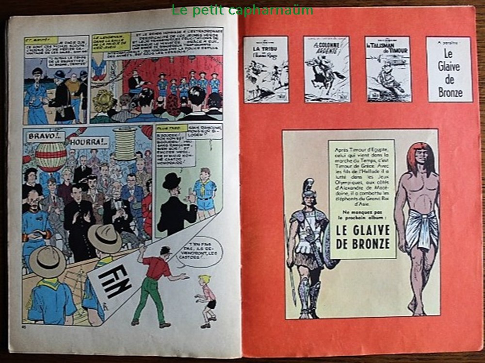 La patrouille des castors - 02 - Le disparu de Ker-Aven - EO 1957 5 livres bd revues bandes dessinees la patrouille des castors 02 le disparu de ker aven eo 1957