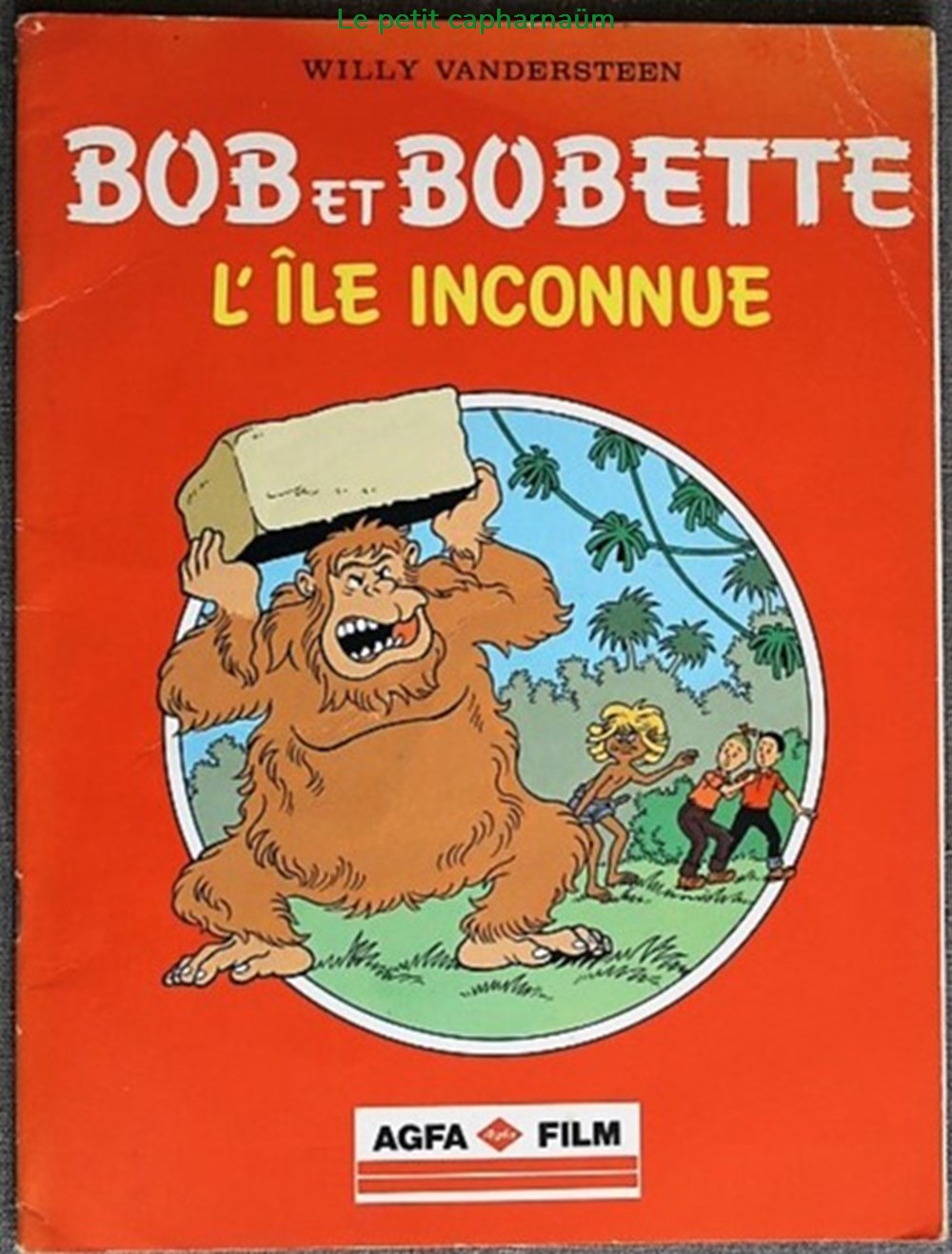 Bob et Bobette (3ème série) - HS - L'île inconnue - Rééd. Publicitaire Agfa 1994 livres bd revues bandes dessinees bob et bobette 3eme serie hs ile inconnue reed publicitaire agfa 1994