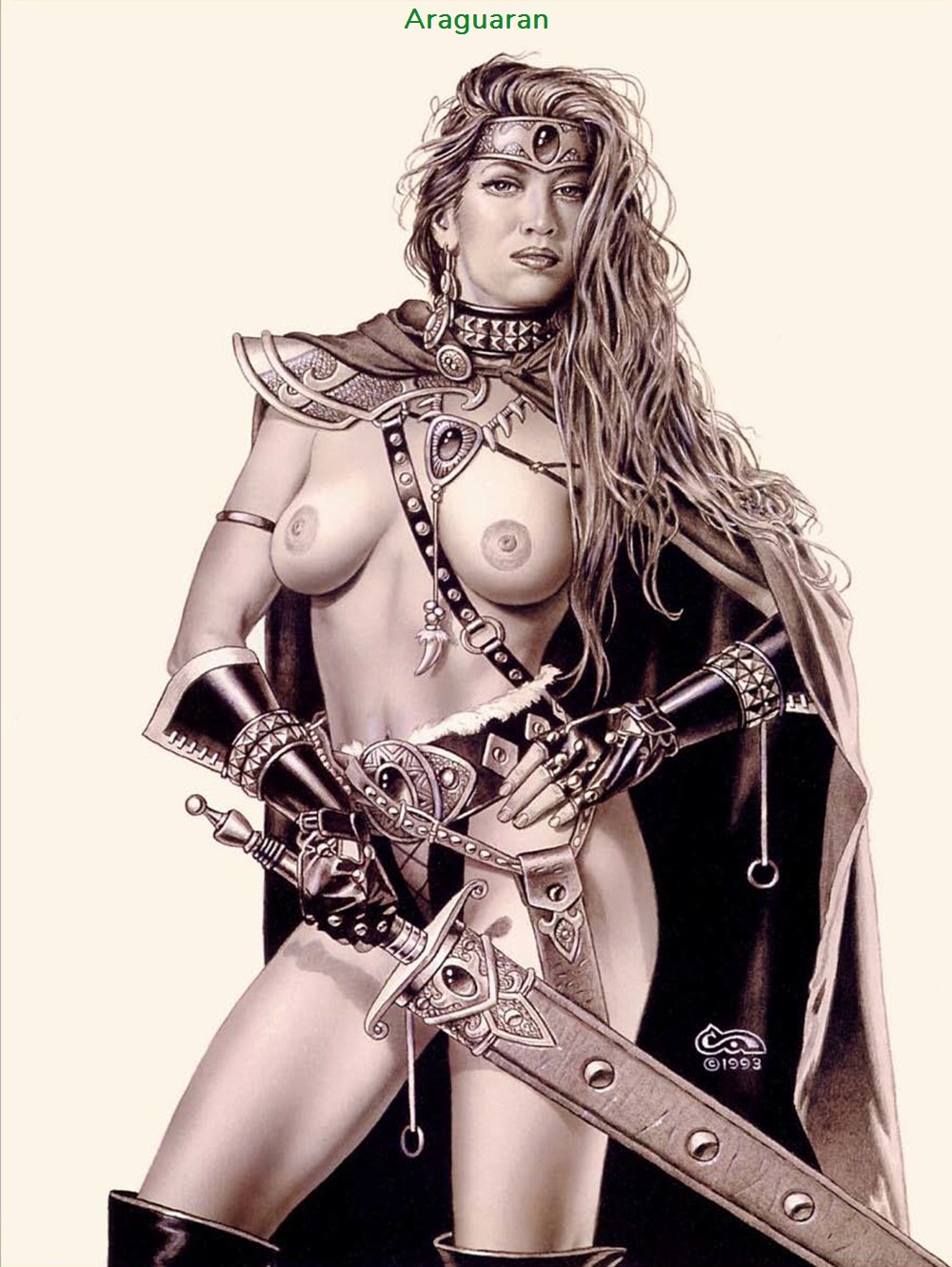 Art Fantastix Select - 04 -The art of Clyde Caldwell 3 livres bd revues art fantastix select 04 the art of clyde caldwell