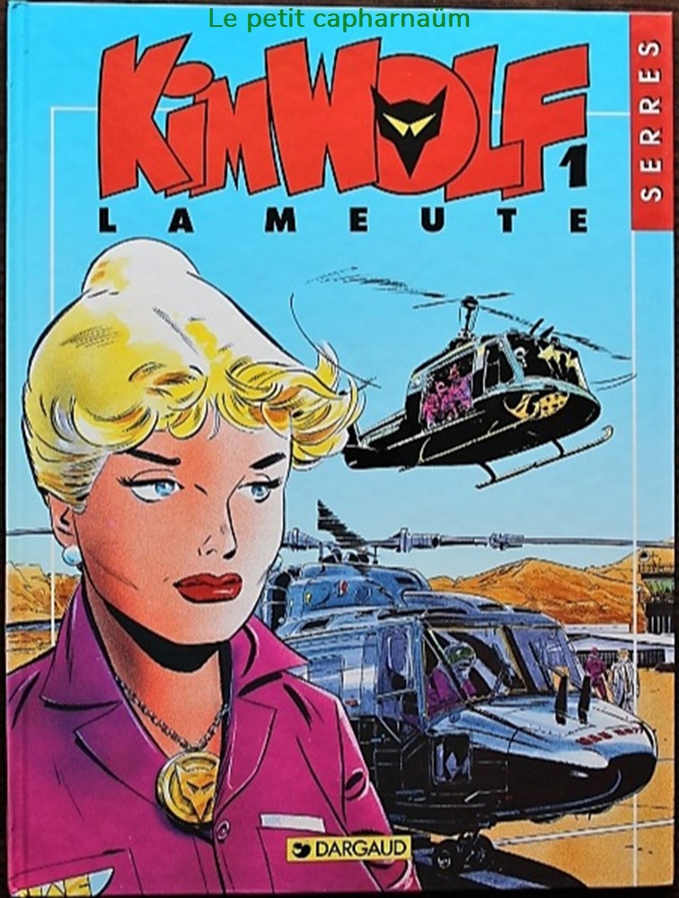 livres bd revues bandes dessinees album kim wolf la meute eo 1991
