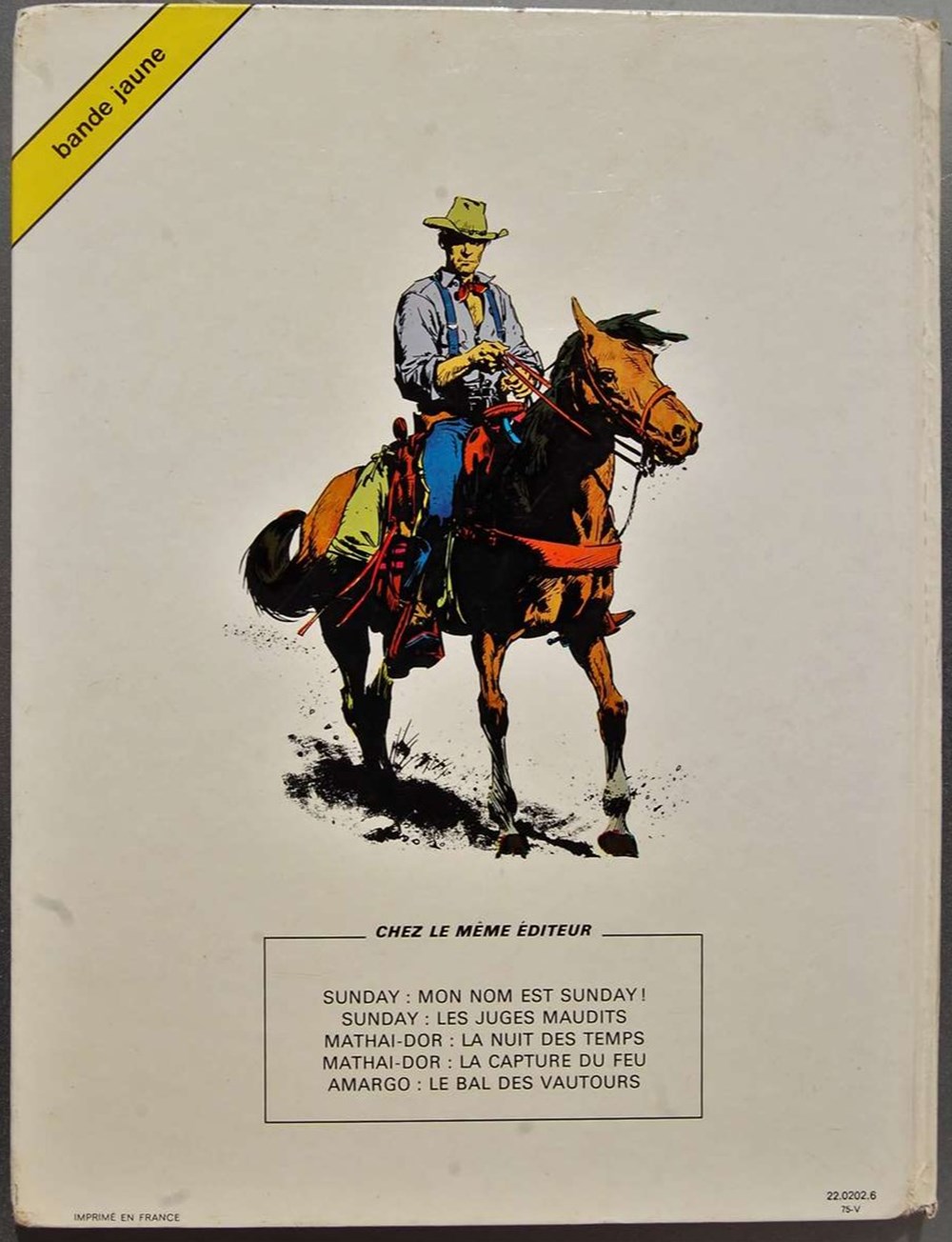 livres bd revues bandes dessinees sunday 02 les juges maudits eo 1975