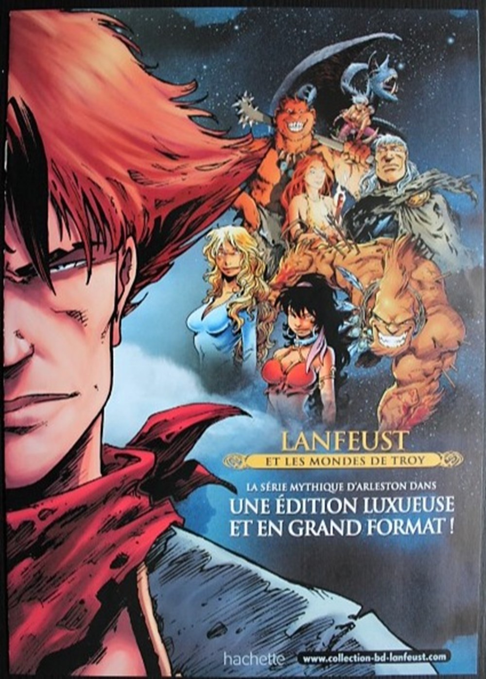 Publicité - Lanfeust et le monde Troy - Hachette 2014 documents anciens publicites publicite lanfeust et le monde troy hachette 2014
