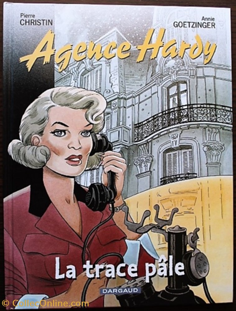 Album - Agence Hardy - 02 - La trace pâle - EO 2002 Dédicacée livres bd revues bandes dessinees album agence hardy 02 la trace pale eo 2002 dedicacee