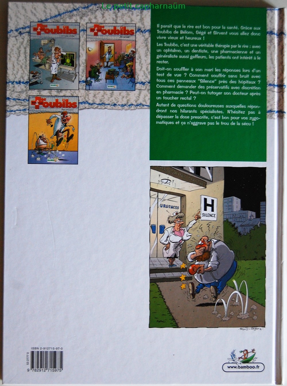 Les toubibs - 01 - C'est grave docteur ? - Rééd. 2006 livres bd revues bandes dessinees les toubibs 01 est grave docteur reed 2006