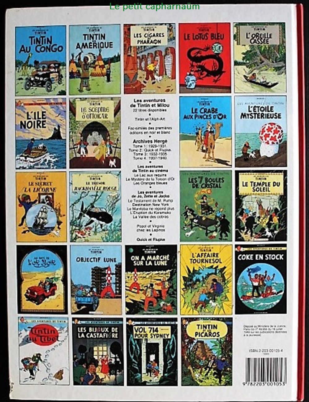 livres bd revues bandes dessinees tintin 06 oreille cassee reed 1988 c8