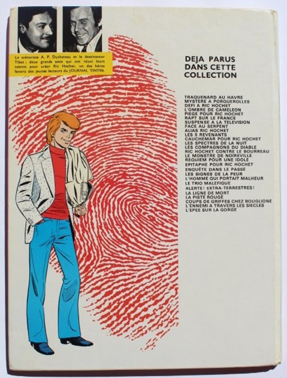 Ric Hochet - 27 - L'épée sur la gorge - EO 1978 livres bd revues bandes dessinees ric hochet 27 epee sur la gorge eo 1978