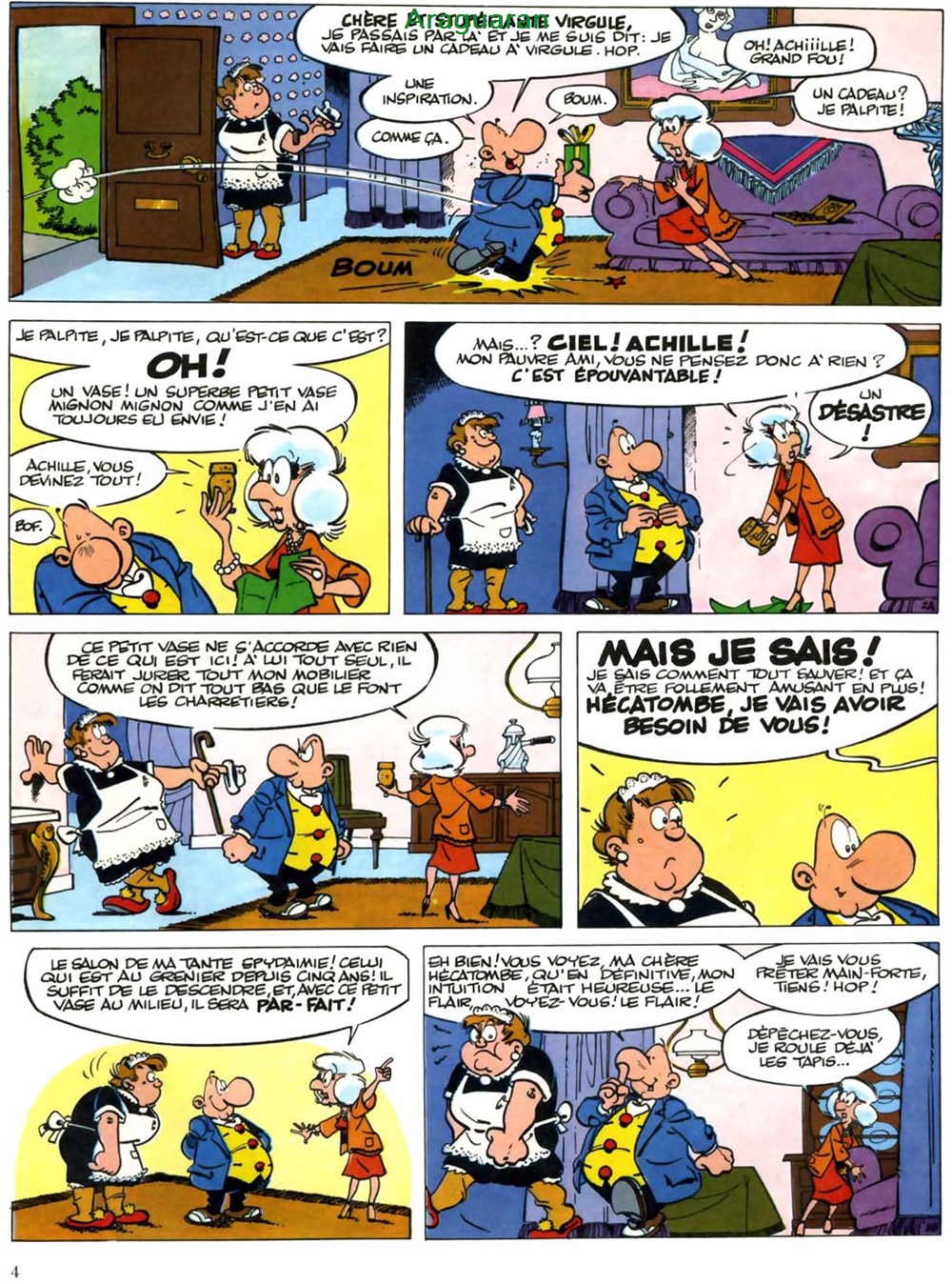 Album - Achille Talon - 16 - Achille Talon et le trésor de Virgule 3 livres bd revues bandes dessinees album achille talon 16 achille talon et le tresor de virgule