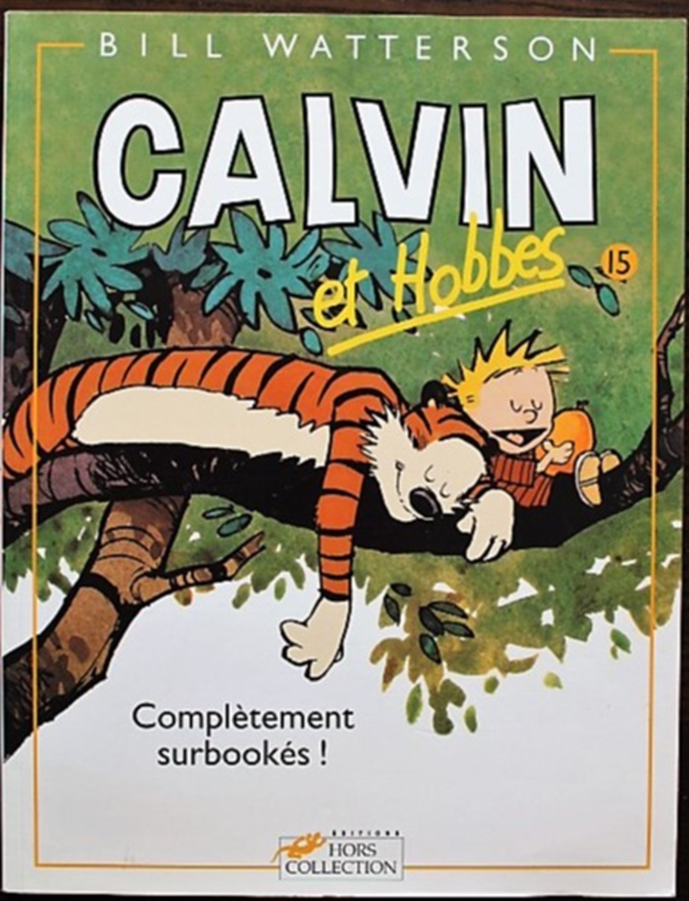 Calvin et Hobbes - 15 - Complètement surbookés ! - EO 1998 livres bd revues bandes dessinees calvin et hobbes 15 completement surbookes eo 1998