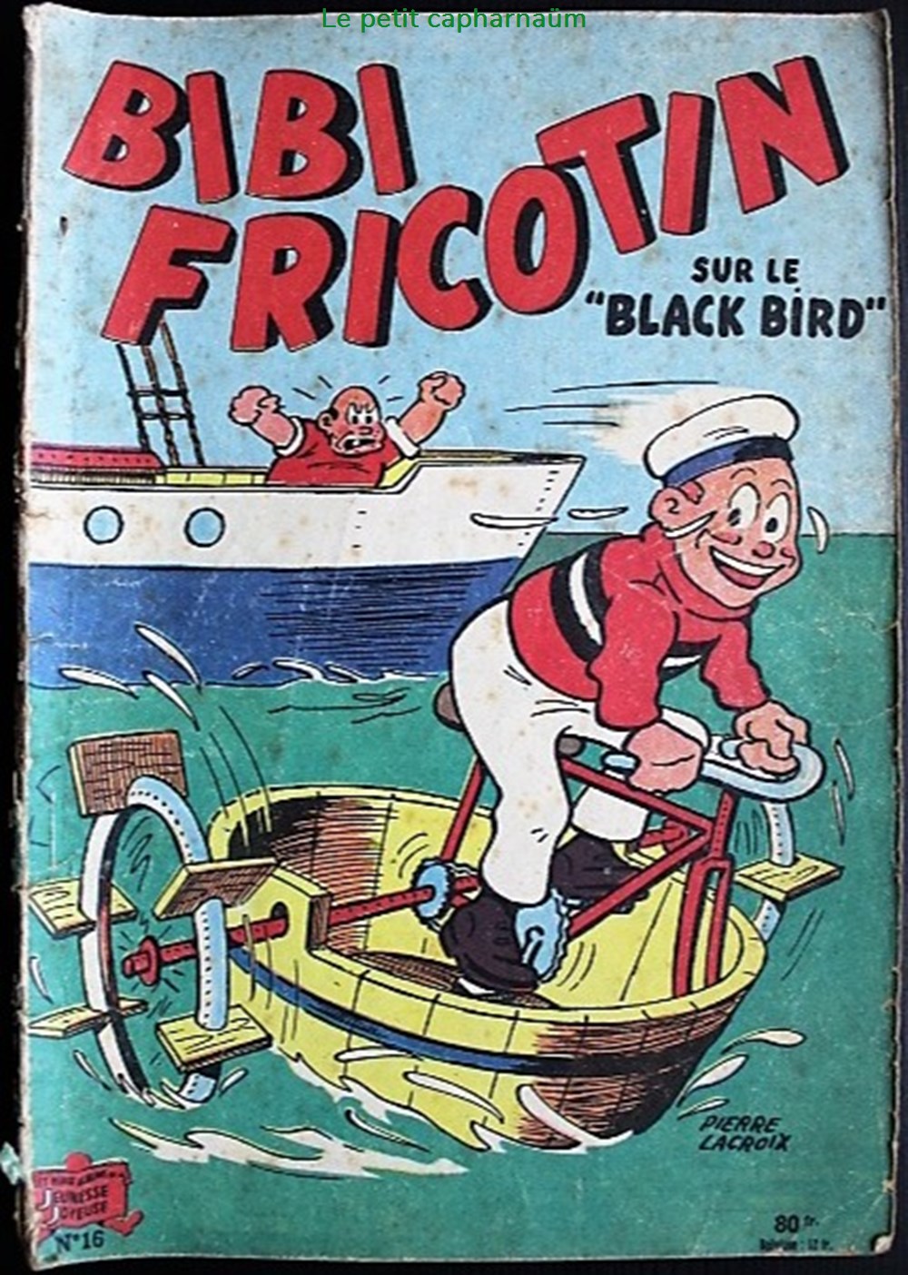 livres bd revues bandes dessinees bibi fricotin 016 bibi fricotin sur le black bird reed annees 50