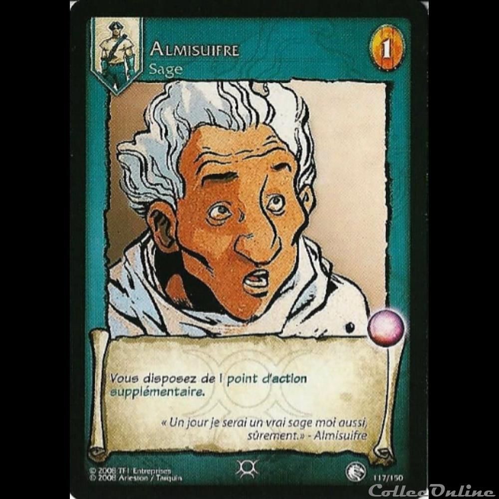 Lanfeust de Troy - 117 - Almisuifre jeux jouet jeu carte collectionner lanfeust de troy 117 almisuifre