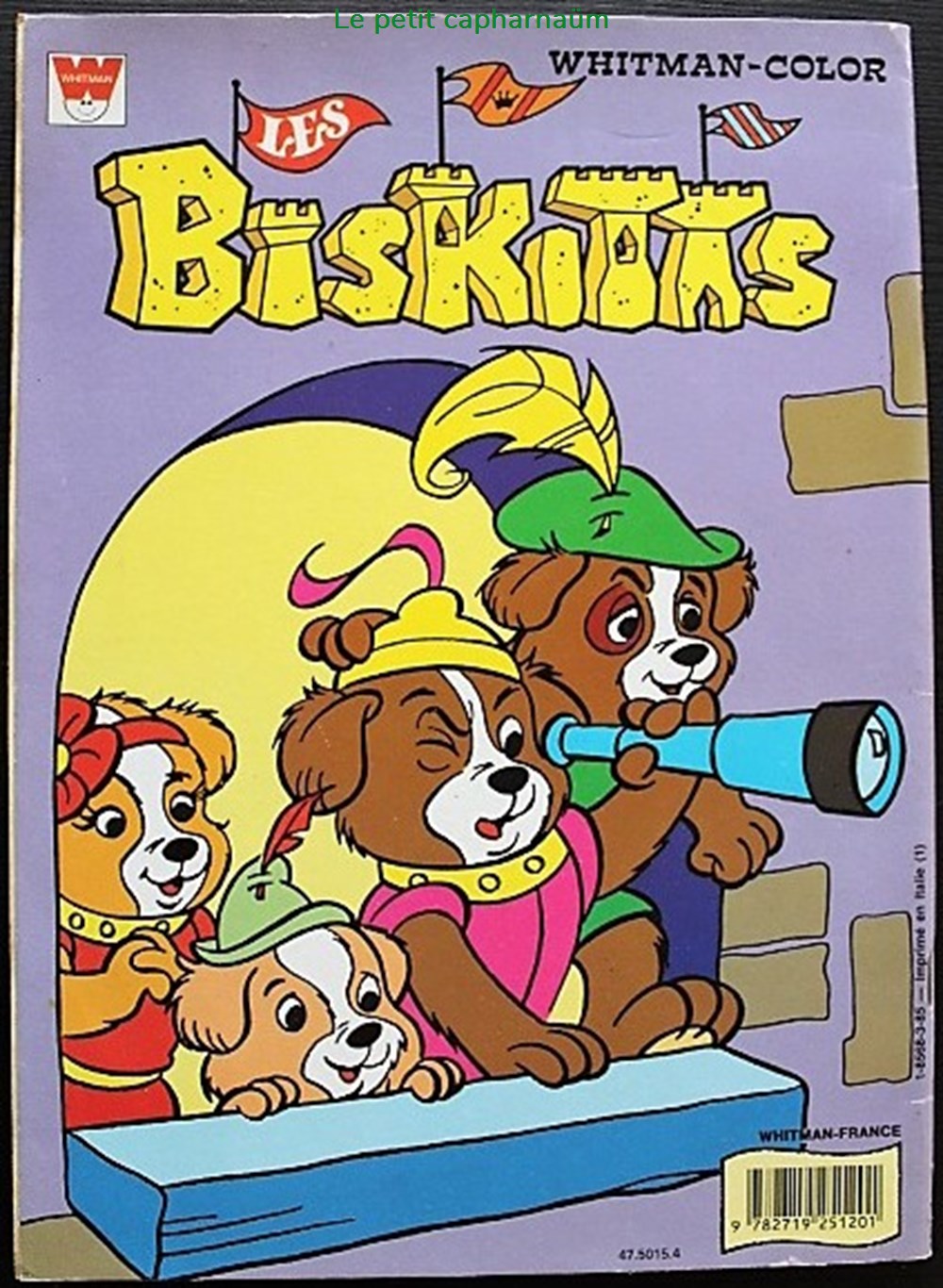 Album de coloriage - Les Biskitts - Withman-color 1985 livres bd revues album de coloriage les biskitts withman color 1985