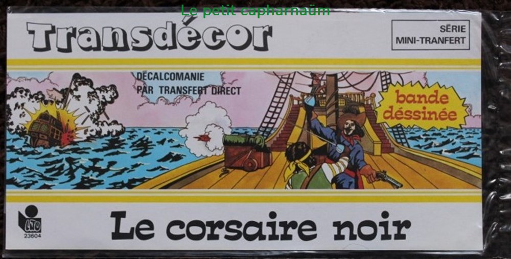 Décorama - Lito - Mini-Transfert - Corsaire noir (Le) divers decorations magnets autocollants decalcomanies decorama lito mini transfert corsaire noir le
