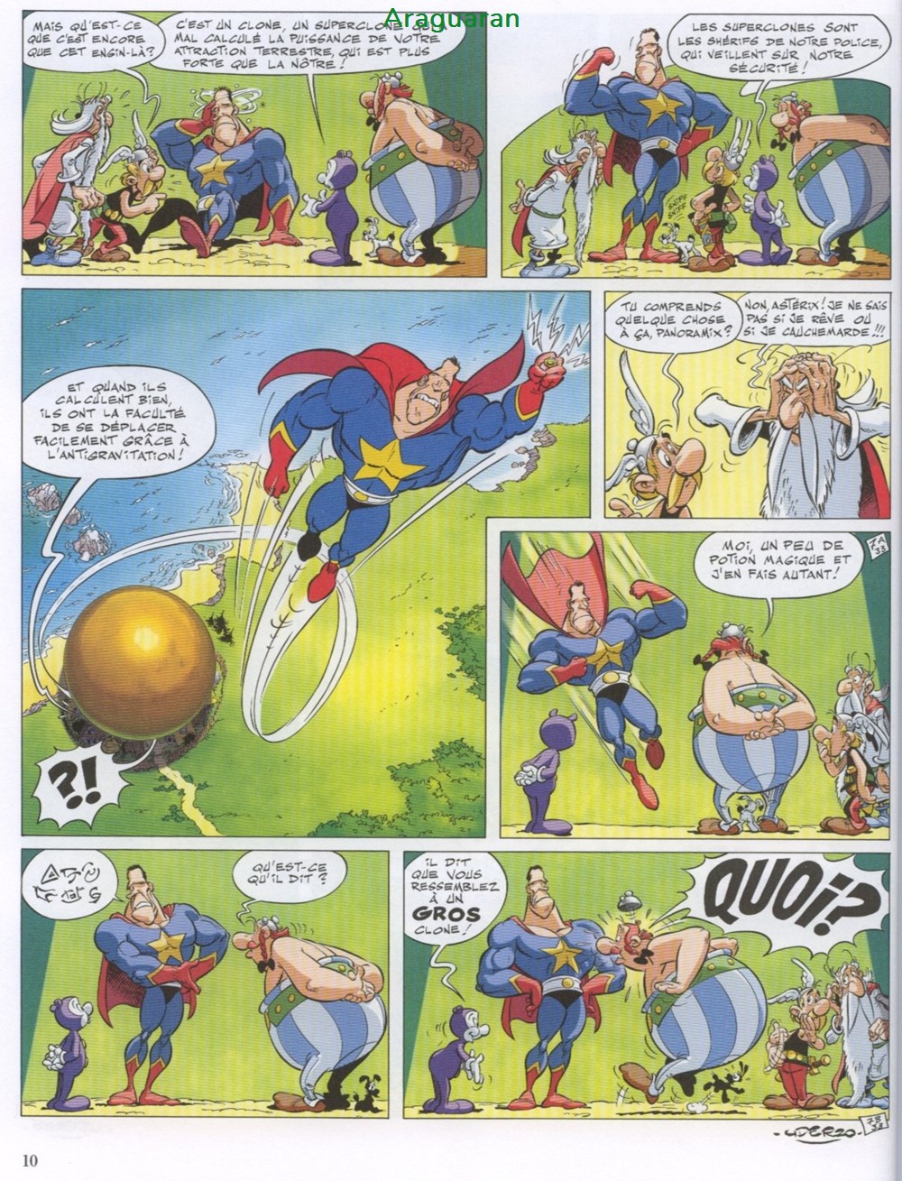 Album - Astérix - 33 - Le ciel lui tombe sur la tête 8 livres bd revues bandes dessinees album asterix 33 le ciel lui tombe sur la tete